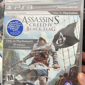 Sony Assassin's Creed IV: Black Flag PS3 Game - Black and White
